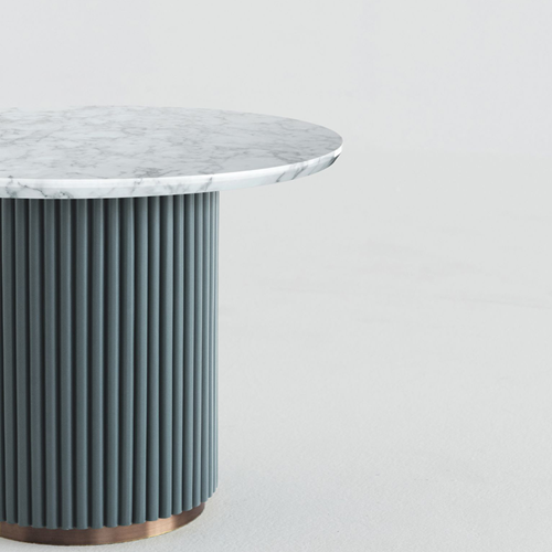 LOLLIPOP SIDE TABLE - MARBLE