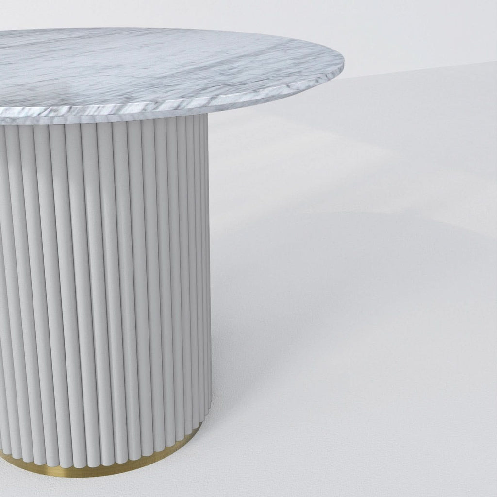 LOLLIPOP SIDE TABLE - MARBLE