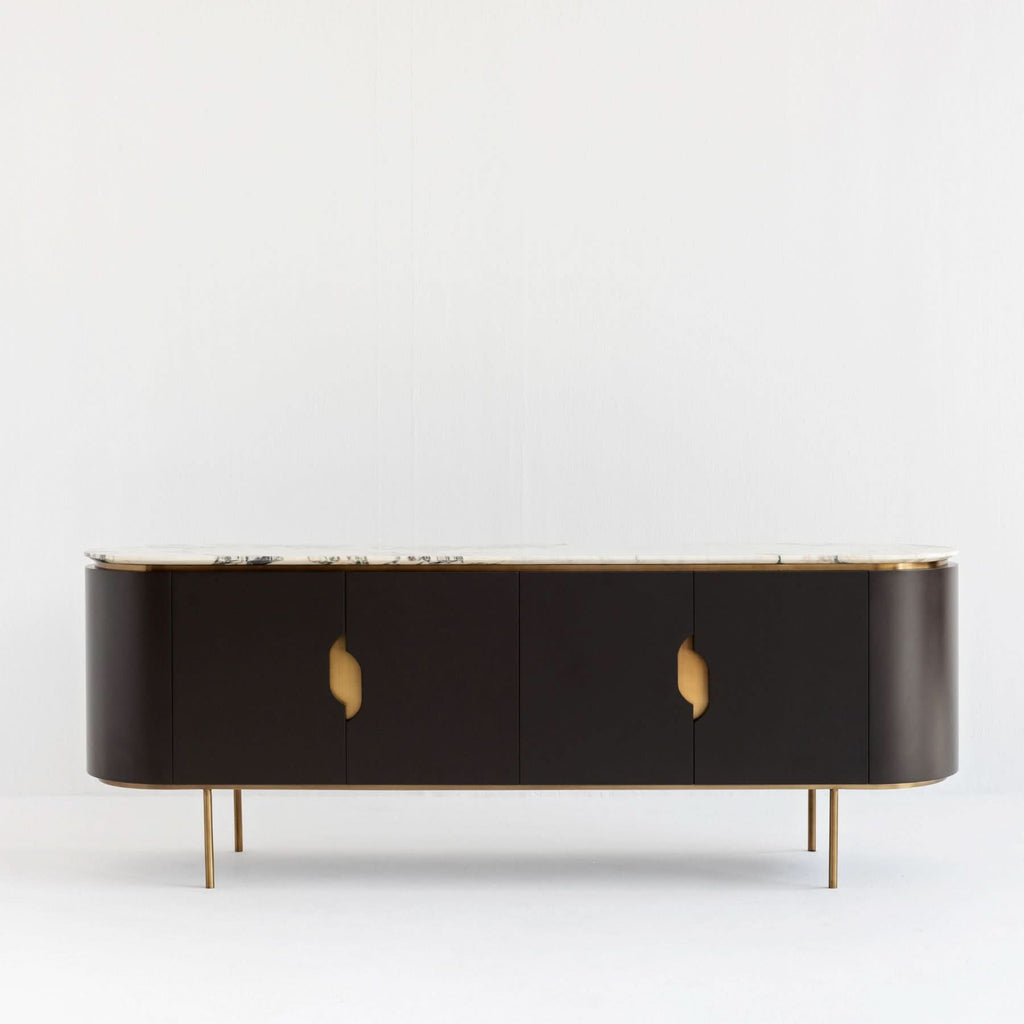 KURVA SIDEBOARD, BRASS HANDLE