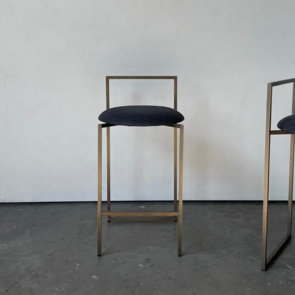 FRAME BARSTOOL, BRASS
