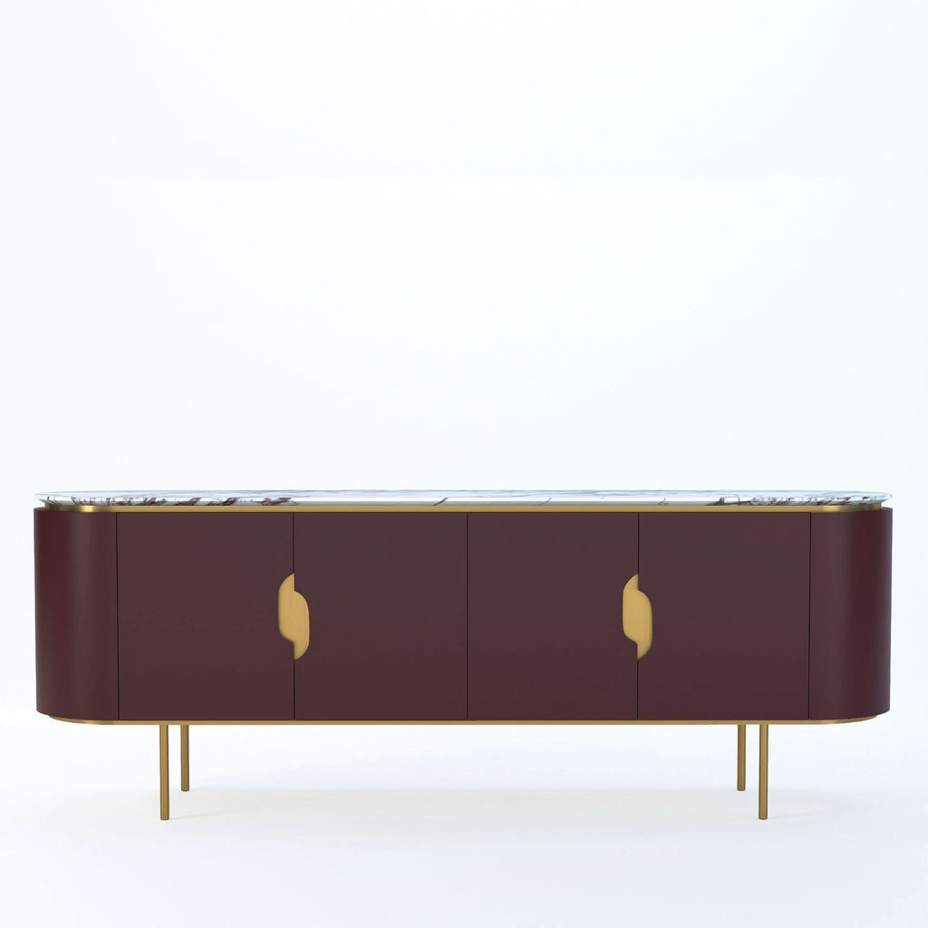 KURVA SIDEBOARD, BRASS HANDLE