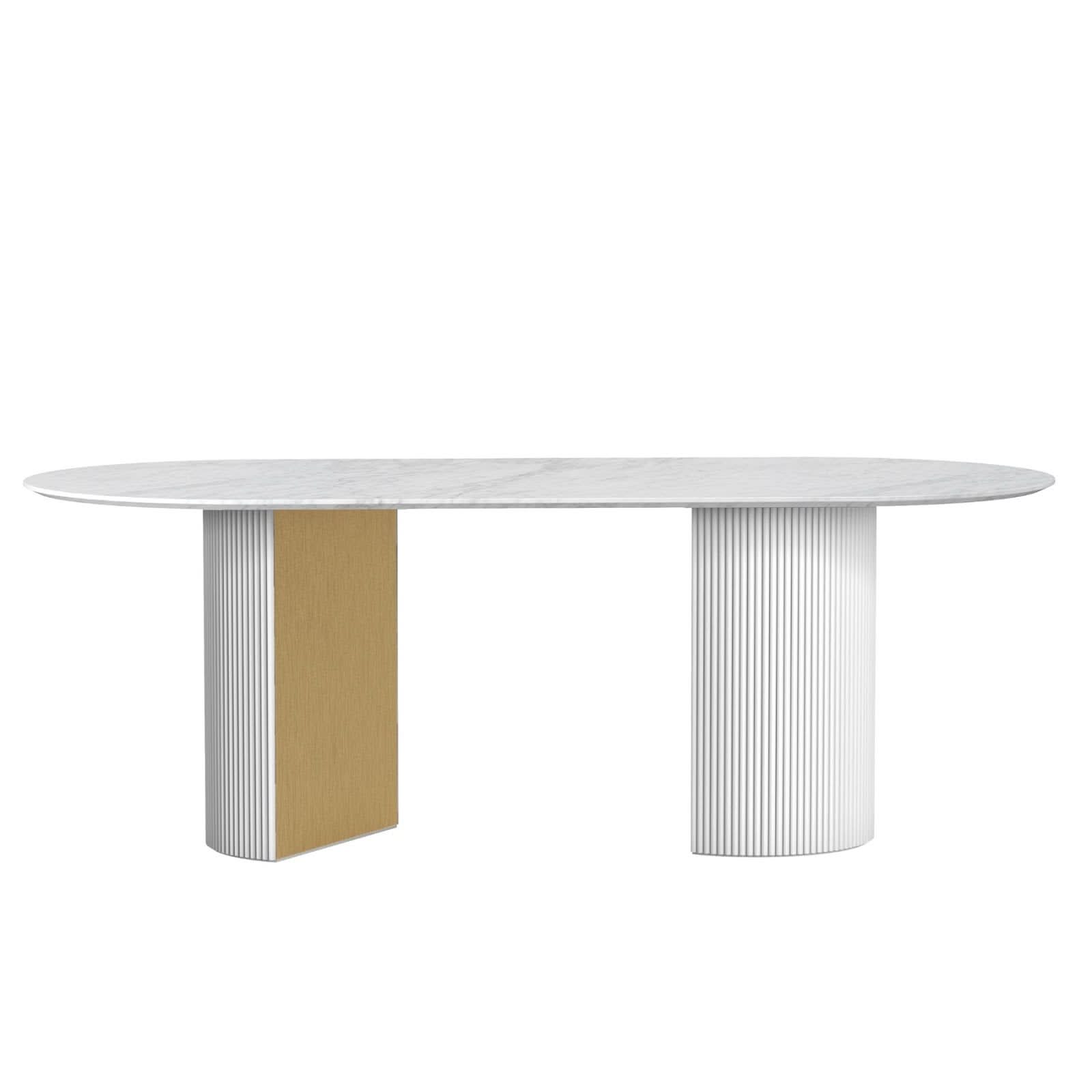 Guild Table GUILD TABLE, MARBLE/COLOR - OBROUND – The Line Concept