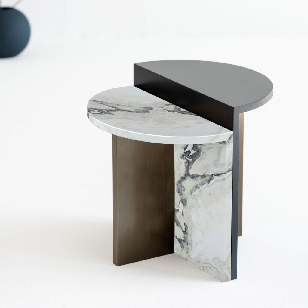 ALP SIDE TABLE, BRASS