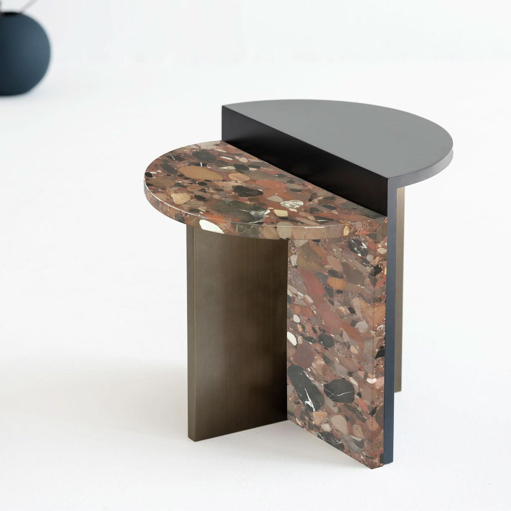 ALP SIDE TABLE, BRASS