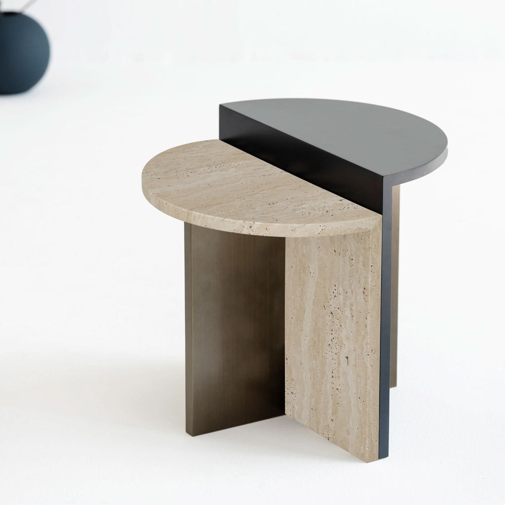 ALP SIDE TABLE, BRASS