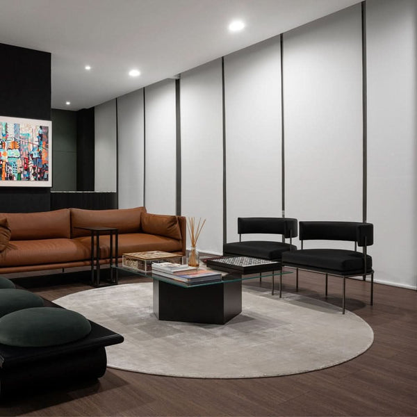 PILLAR ARMCHAIR, LEATHER