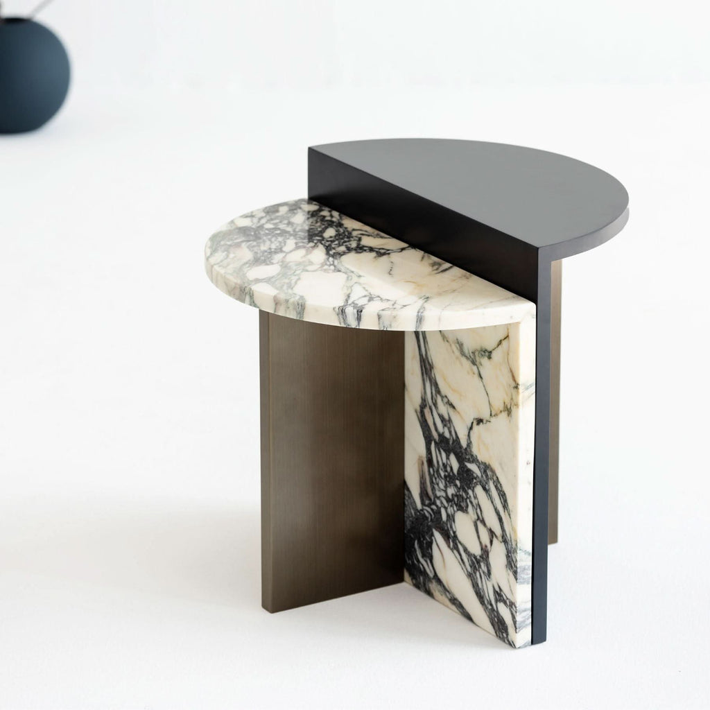 ALP SIDE TABLE, BRASS