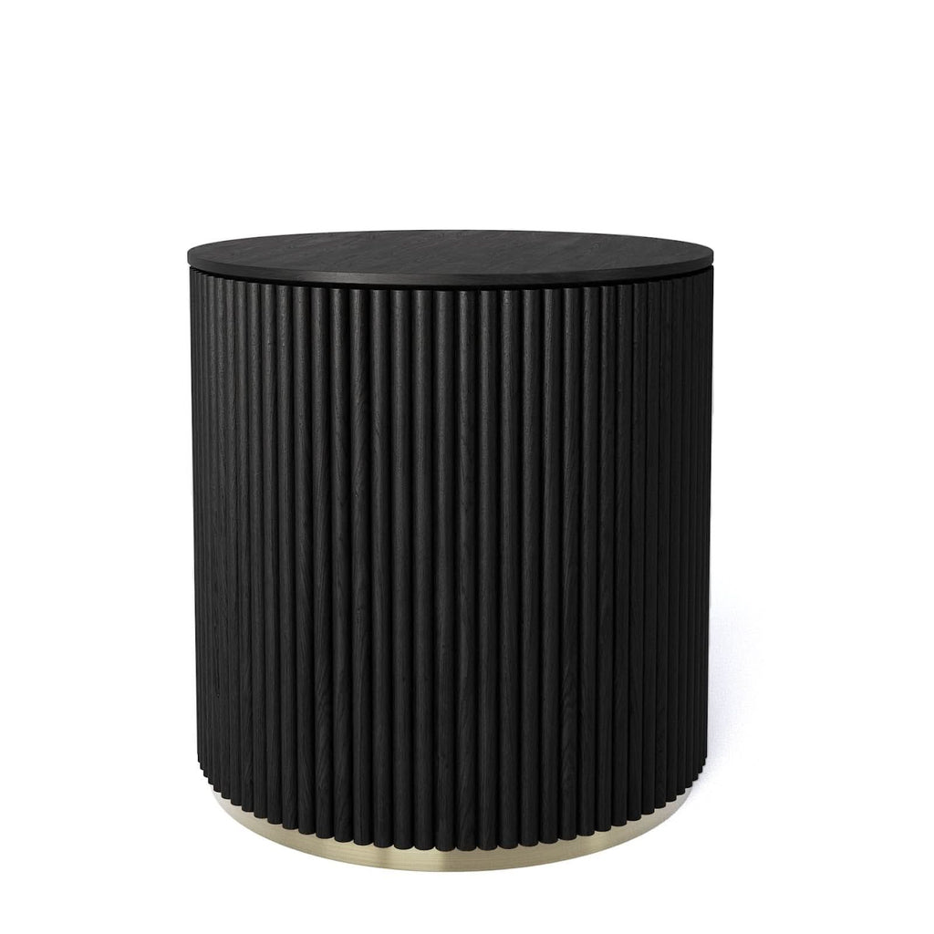 CROWN SIDE TABLE - WOOD
