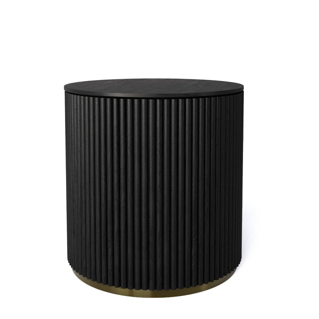 CROWN SIDE TABLE - WOOD