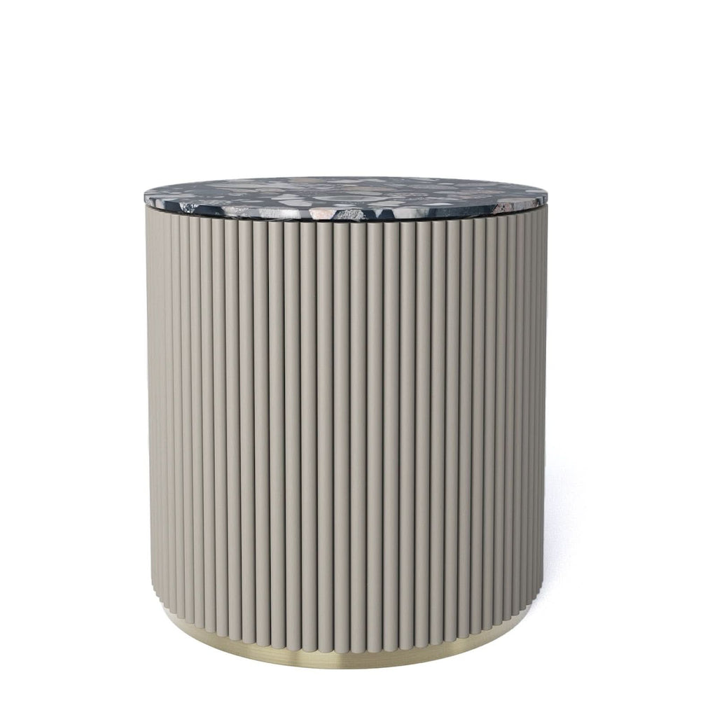 CROWN SIDE TABLE - MARBLE