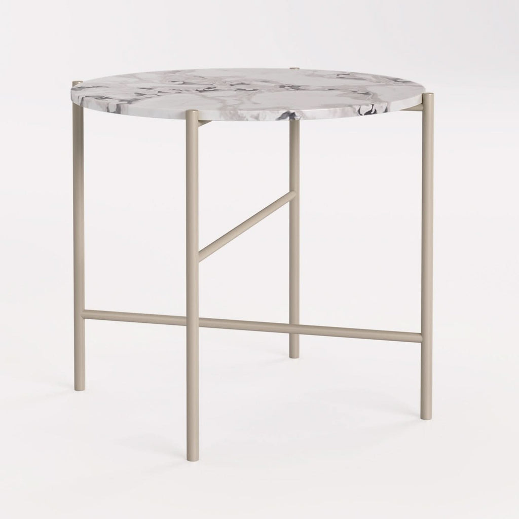 GRACE SIDE TABLE - MARBLE