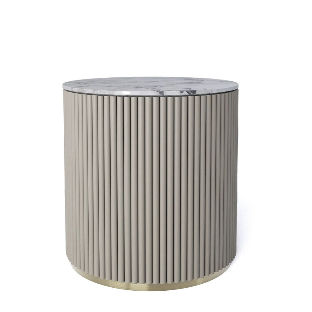 CROWN SIDE TABLE - MARBLE