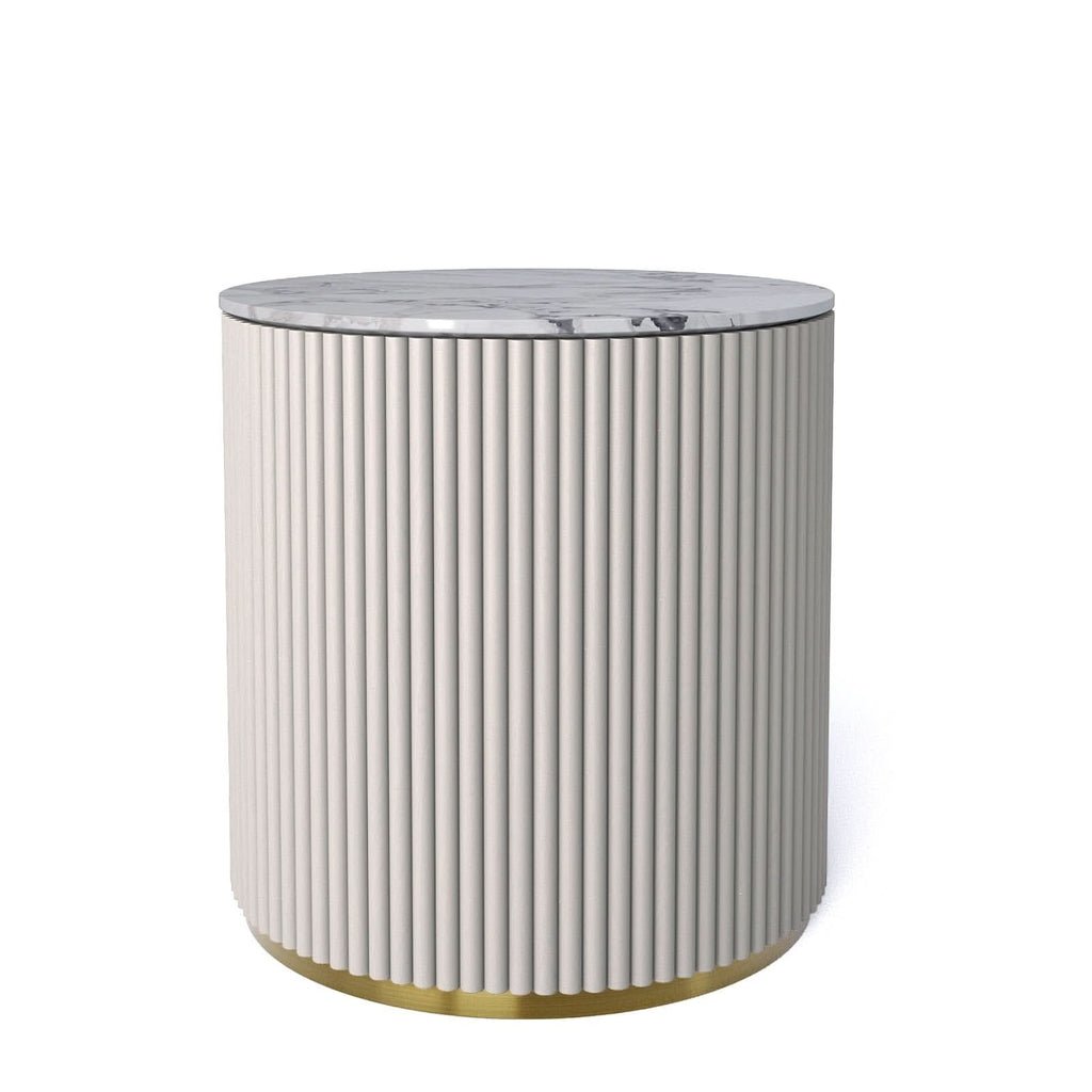 CROWN SIDE TABLE - MARBLE