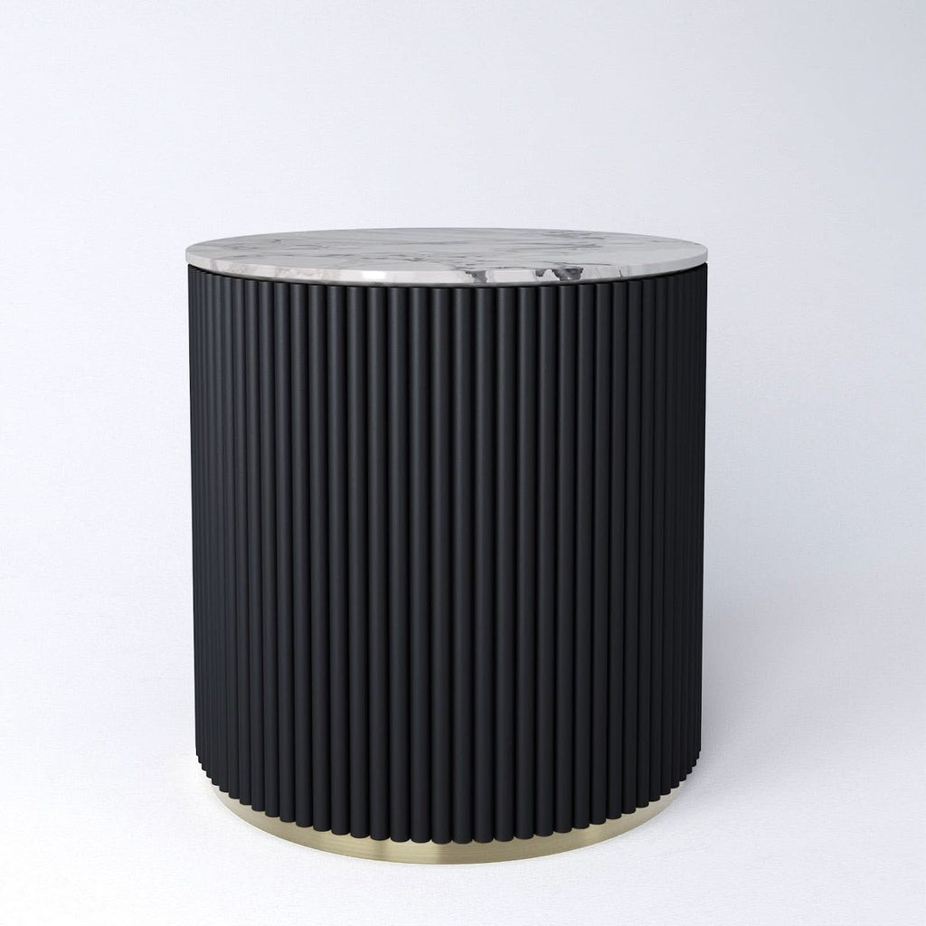 CROWN SIDE TABLE - MARBLE