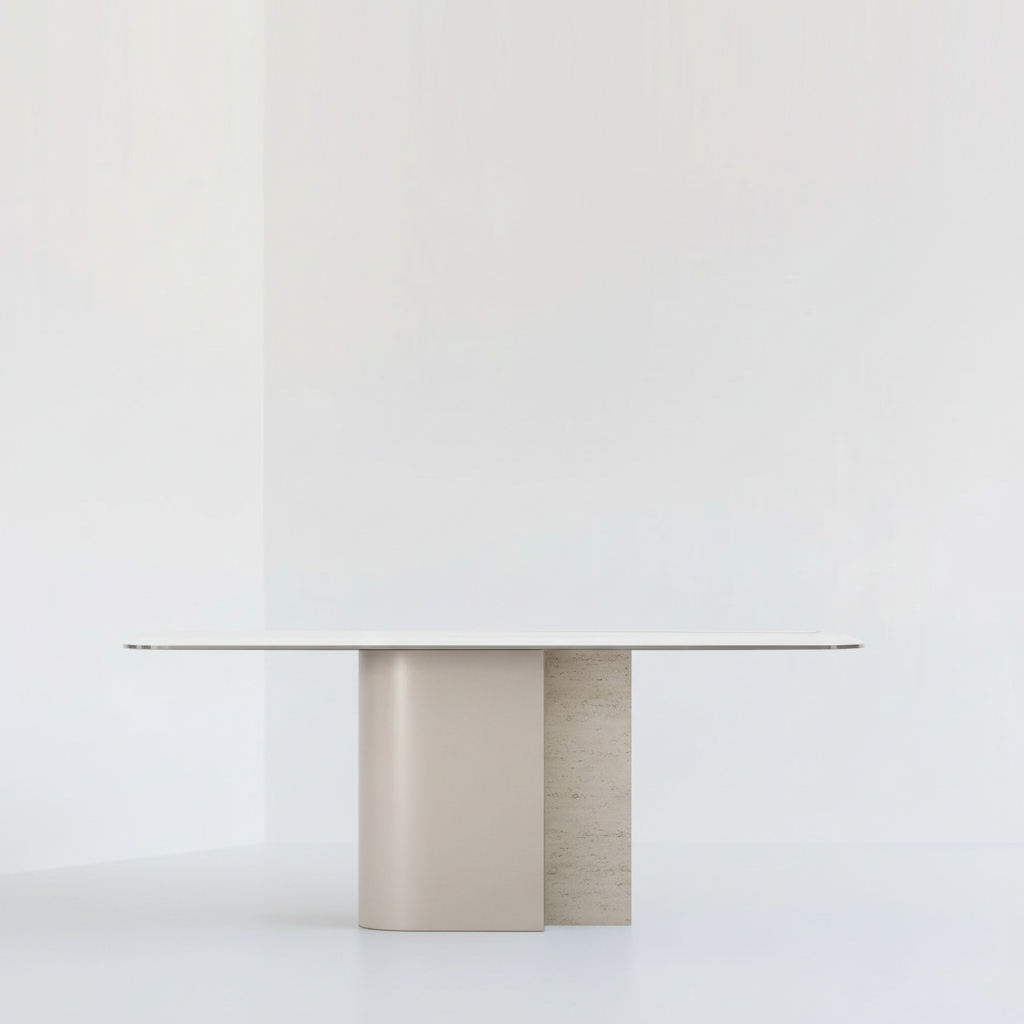 TECTONIC DINING TABLE, GLASS
