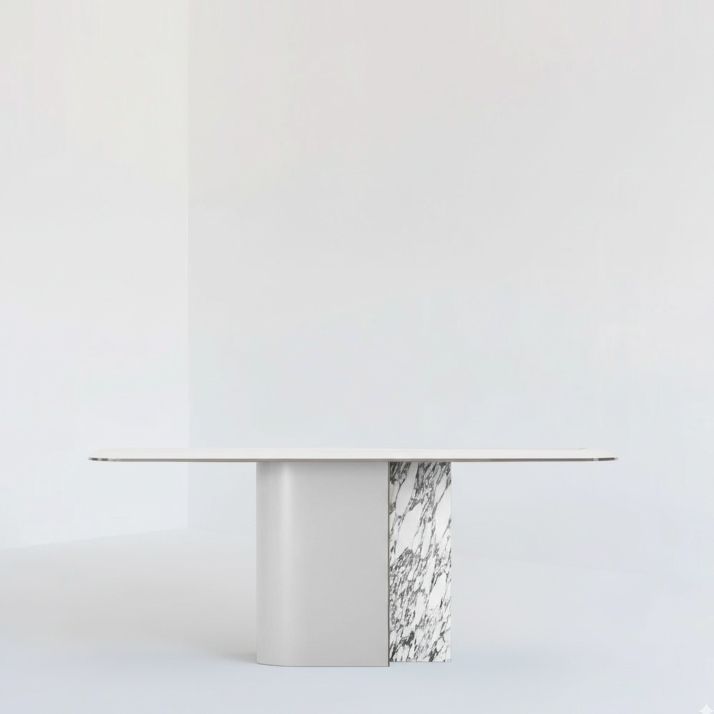 TECTONIC DINING TABLE, GLASS