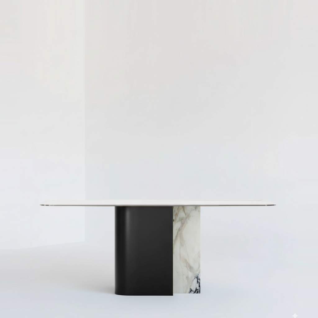 TECTONIC DINING TABLE, GLASS