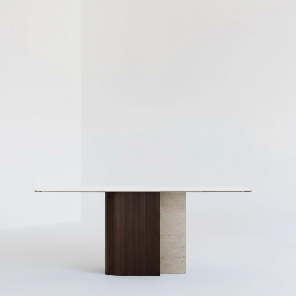 TECTONIC DINING TABLE, GLASS