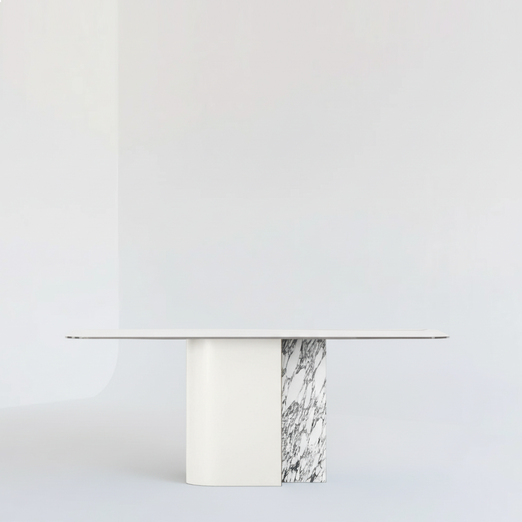 TECTONIC DINING TABLE, GLASS