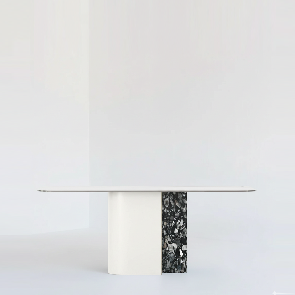 TECTONIC DINING TABLE, GLASS
