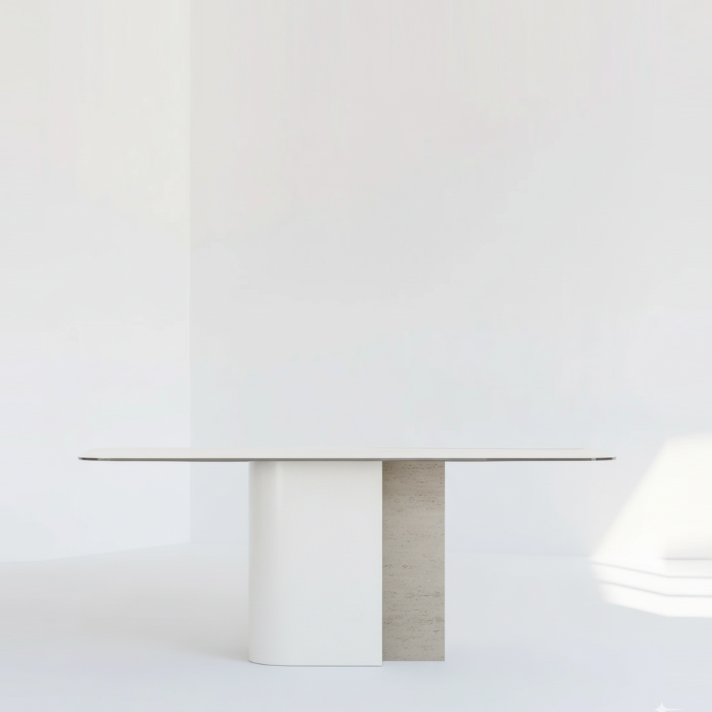 TECTONIC DINING TABLE, GLASS