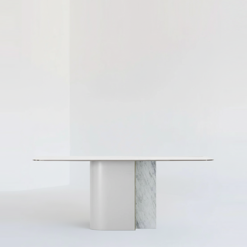 TECTONIC DINING TABLE, GLASS
