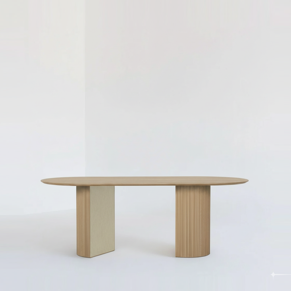 GUILD TABLE - WOOD, OBROUND