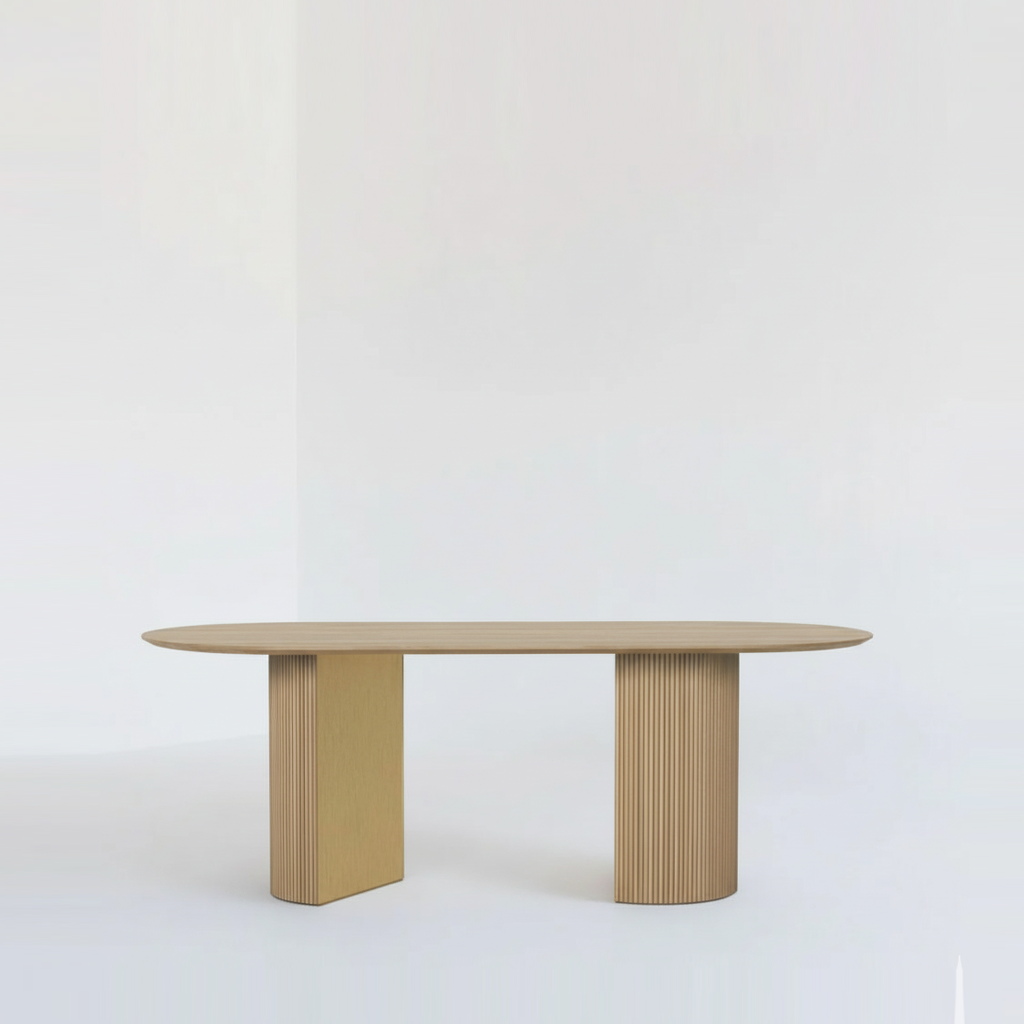 GUILD TABLE - WOOD, OBROUND