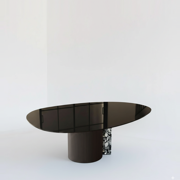 GUILD SPLIT TABLE - ORGANIC, GLASS