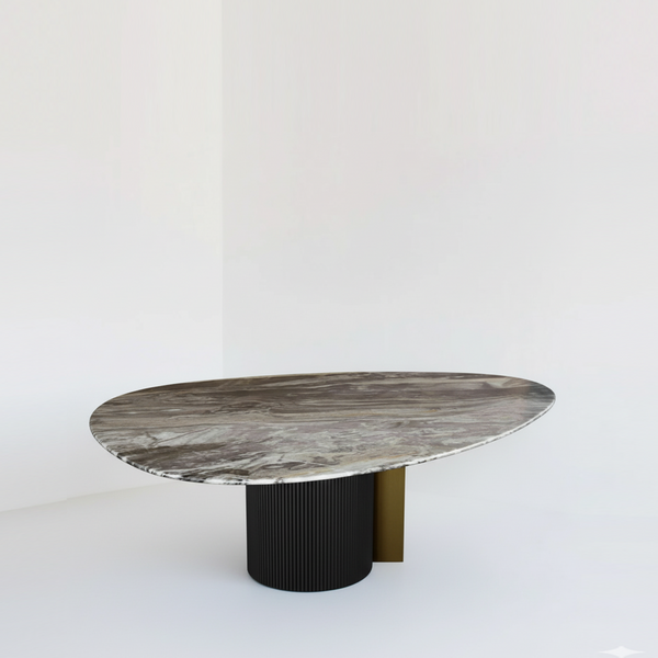 GUILD SPLIT TABLE - ORGANIC, MARBLE