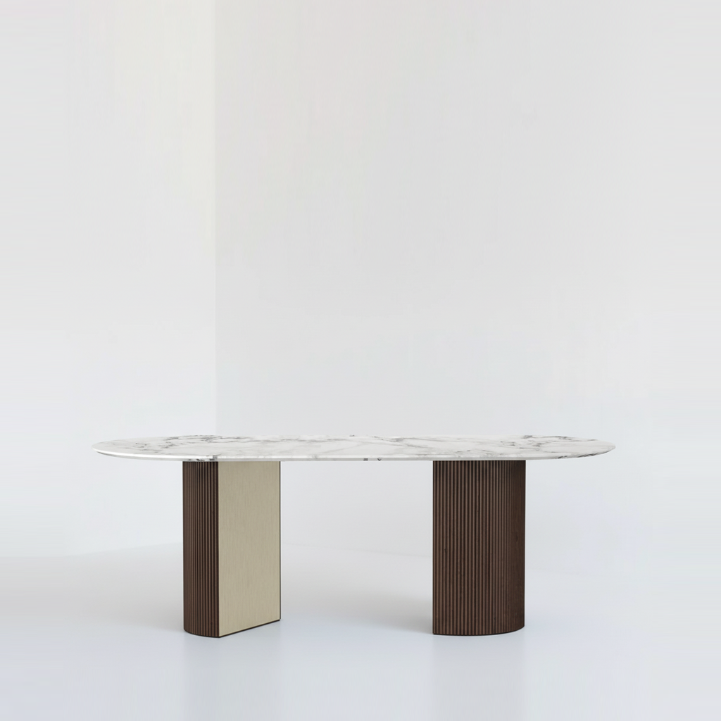GUILD TABLE - MARBLE, OBROUND