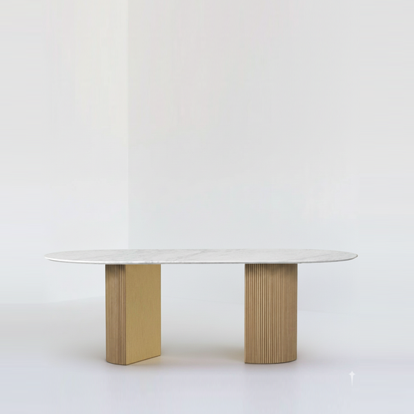 GUILD TABLE - MARBLE, OBROUND