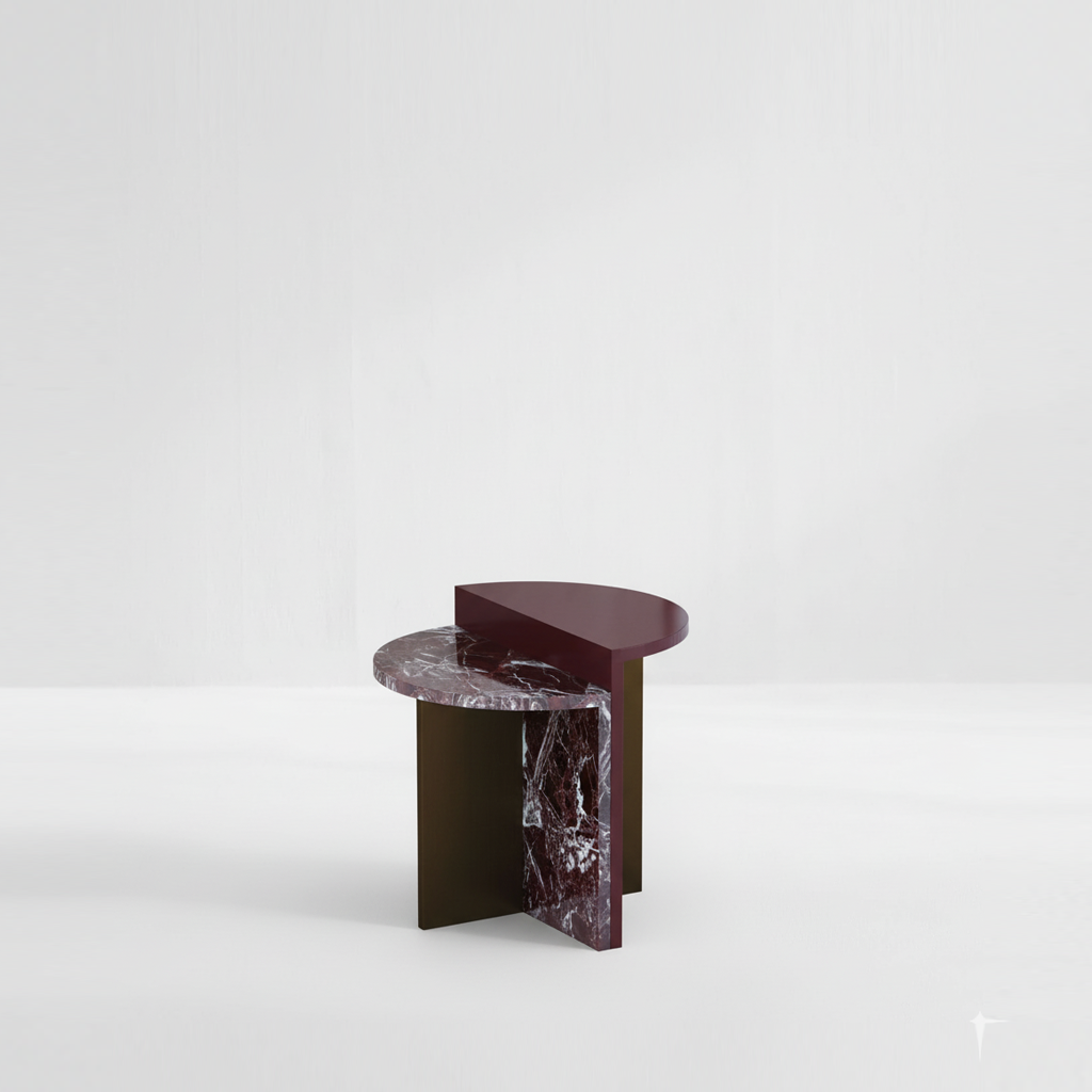 ALP SIDE TABLE, BRASS