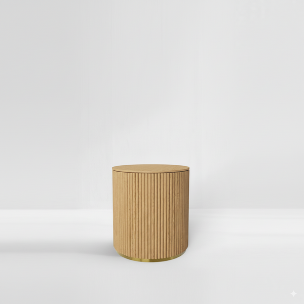 CROWN SIDE TABLE - WOOD