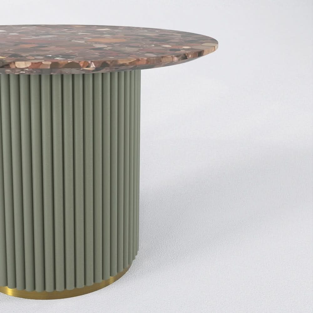 LOLLIPOP SIDE TABLE - MARBLE