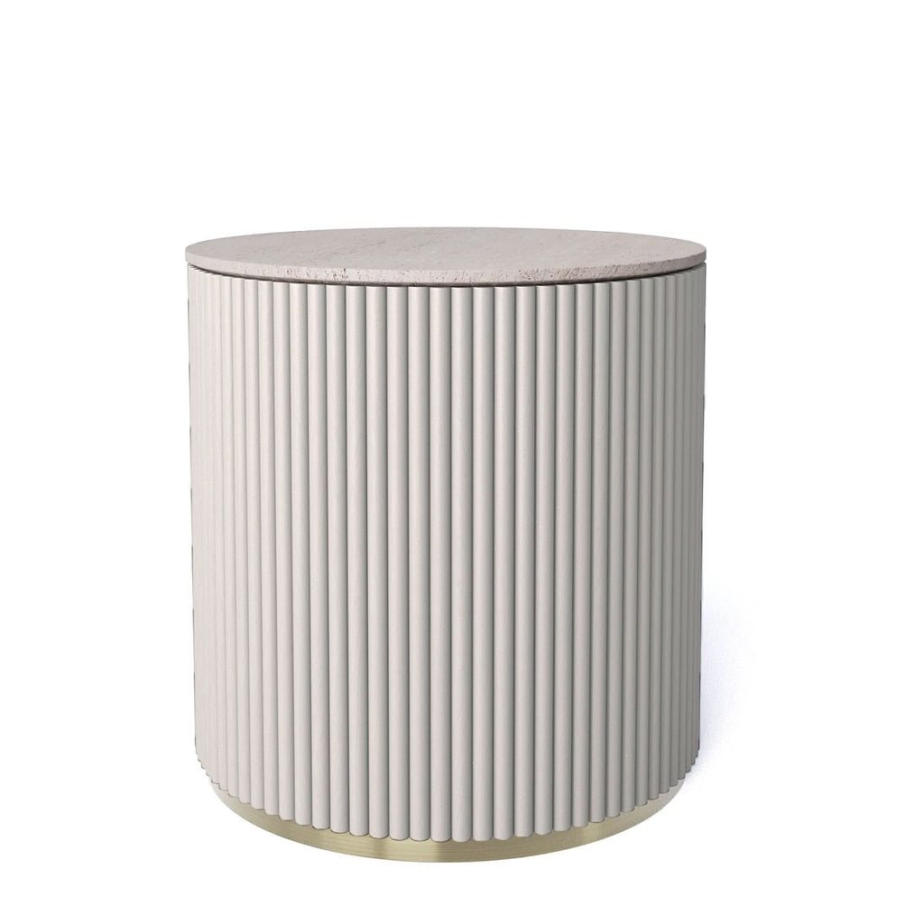 CROWN SIDE TABLE - MARBLE