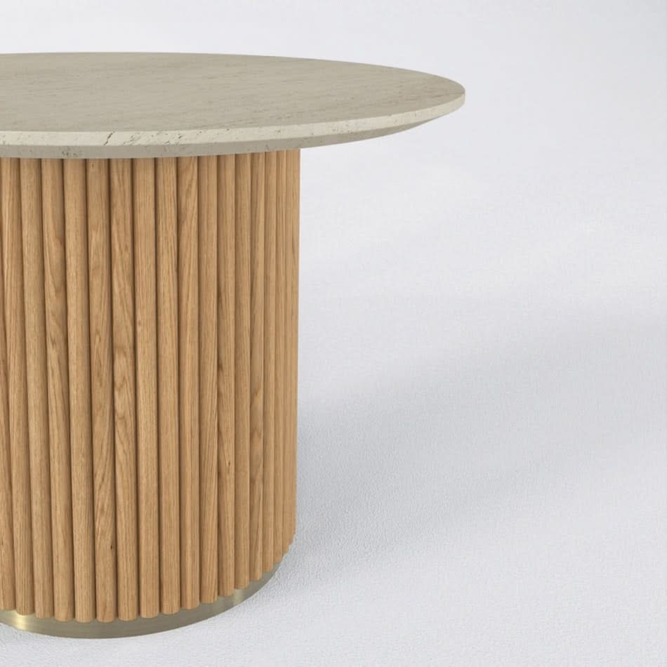 LOLLIPOP SIDE TABLE - MARBLE